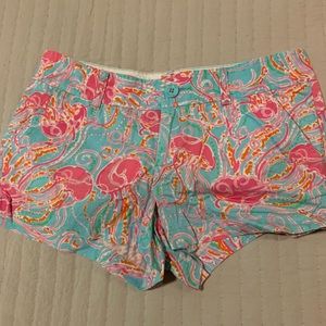 Lilly Pulitzer jelly fish pattern shorts